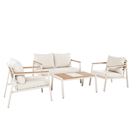 Conjunto de jardim OLERIOS cor creme