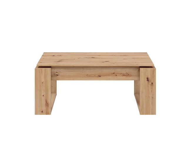 Mesa de centro elevable nova color roble