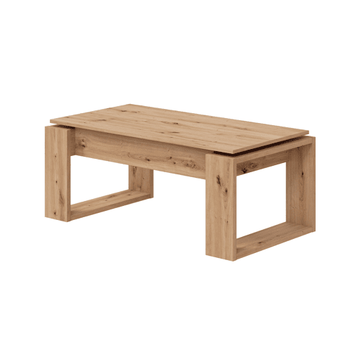 Mesa de centro elevável NOVA cor carvalho