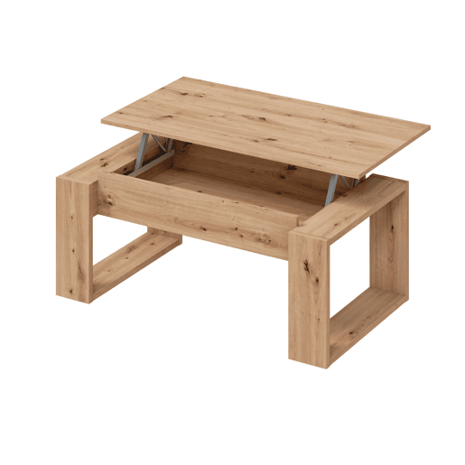 Mesa de centro elevável NOVA cor carvalho