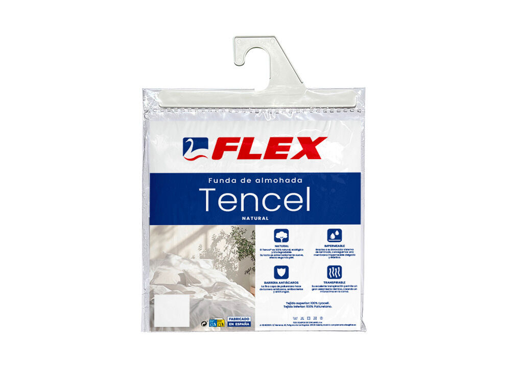 Funda de almohada tencel flex 90x40cm