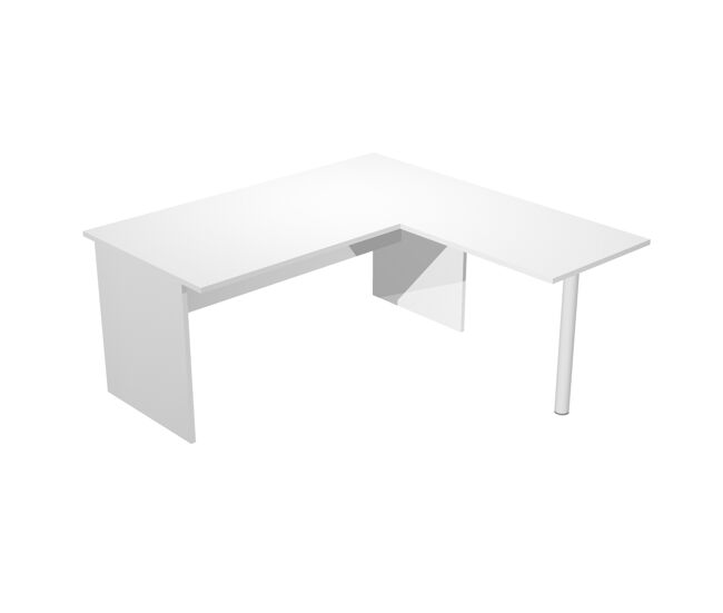 Escritorio presto lateral color blanco 160cm