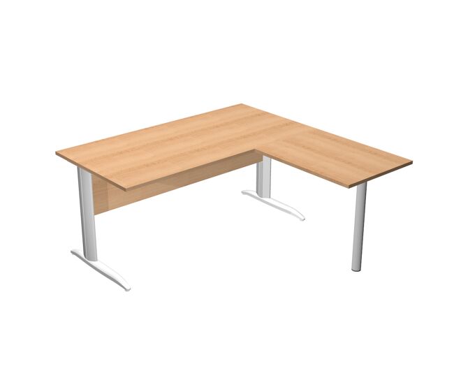 Escritorio presto lateral color madera 160cm