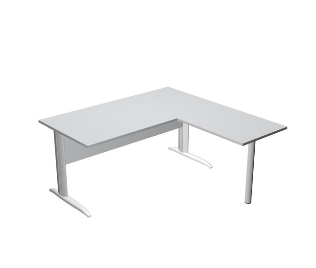 Escritorio presto lateral color gris 160cm
