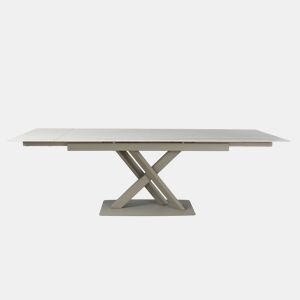 Mesa de jantar extensível EVORA bege