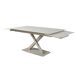 Mesa de comedor extensible beige EVORA Mesa de comedor extensible beige EVORA Beige