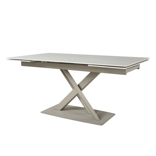 Mesa de jantar extensível EVORA bege