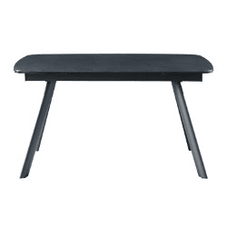 Mesa de jantar extensÃvel NUNGWI preto Mesa de jantar extensÃvel NUNGWI preto