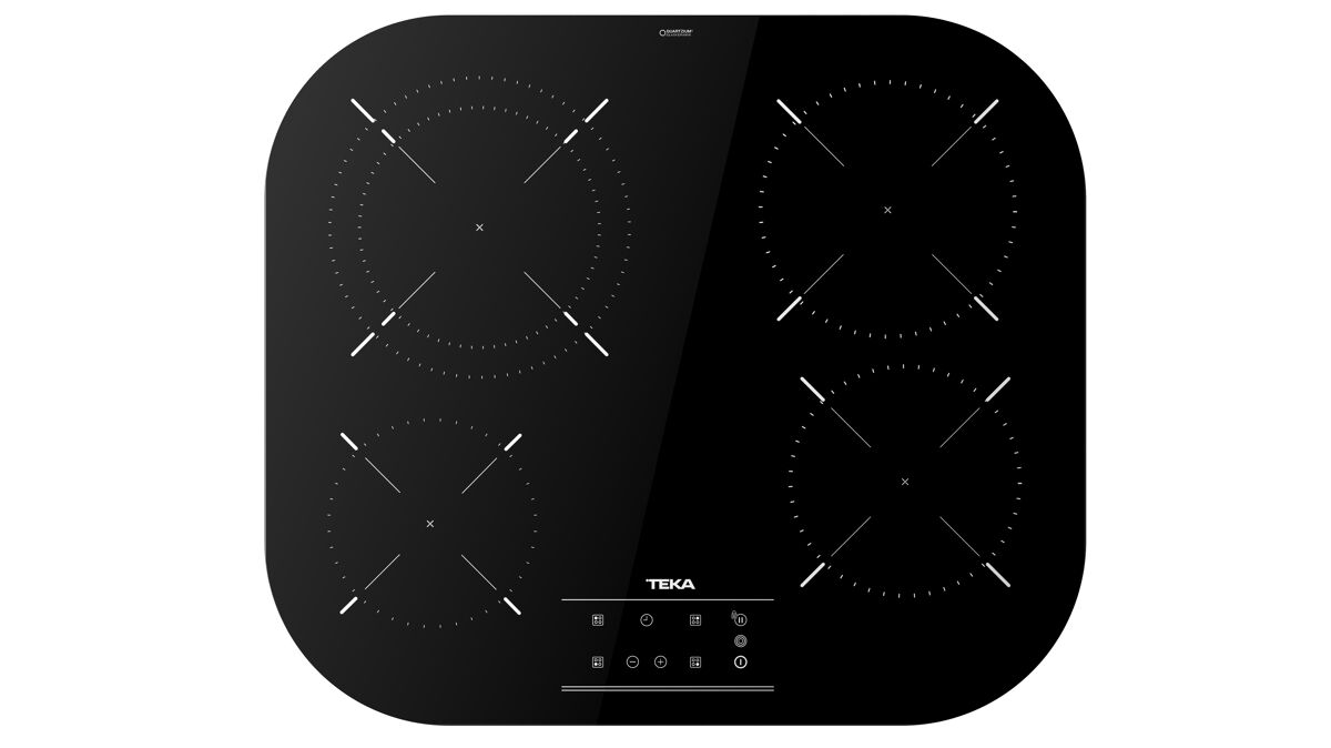 Placa vitrocerámica TEKA TCC64310 4 Zonas 59cm negra