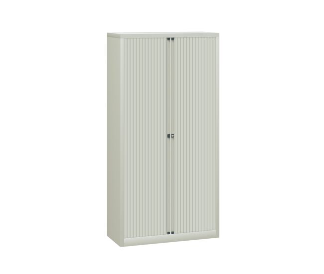 Armario BISLEY puertas correderas color gris 100x198cm