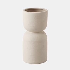 Vaso DIABOLO 27cm cerâmica cor branca marca CONFORAMA