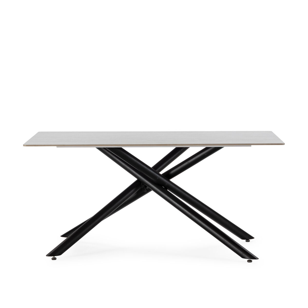 Mesa de comedor fija  color beige SAJU 