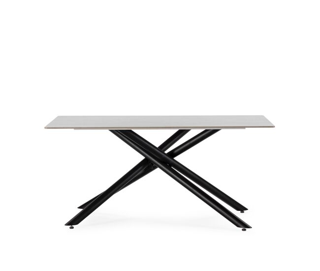 Mesa de comedor fija color beige saju