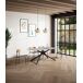 Mesa de comedor fija color beige SAJU Mesa de comedor fija color beige SAJU Negro
