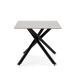 Mesa de comedor fija color beige SAJU Mesa de comedor fija color beige SAJU Negro