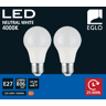 Conjunto de 2 lâmpadas OPAL led 8w E27 4000K marca EGLO