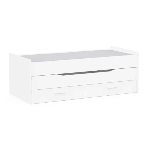 Cama DUOBOX 90x200cm e 90x190cm cor branco Cama DUOBOX 90x200cm e 90x190cm cor branco