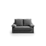 Sofá 3 lugares DODO 188cm cor cinza médio