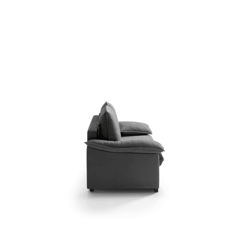 Sofá 3 lugares DODO 188cm cor cinza médio Sofá 3 lugares DODO 188cm cor cinza médio