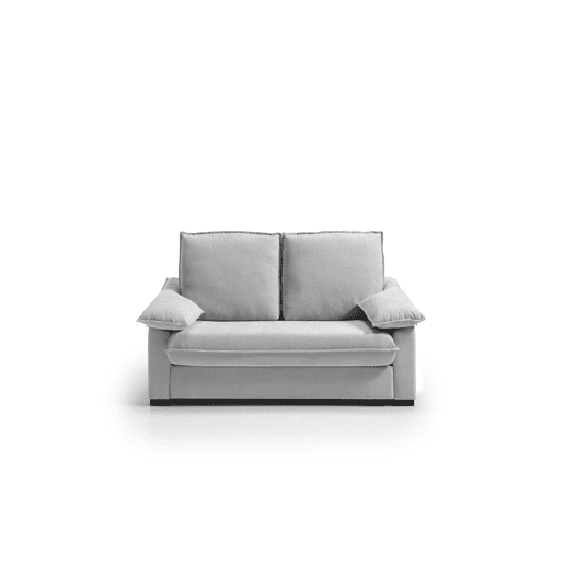 Sofá 3 lugares DODO 188cm cor cinza claro