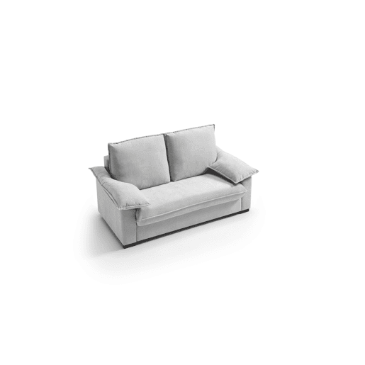 Sofá 3 lugares DODO 188cm cor cinza claro