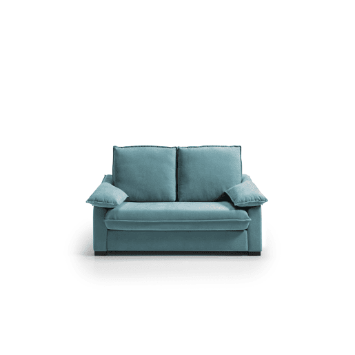 Sofá 3 lugares DODO 188cm cor azul turquesa Sofá 3 lugares DODO 188cm cor azul turquesa