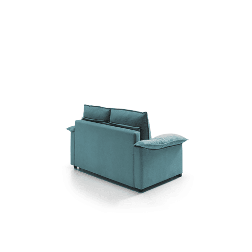 Sofá 3 lugares DODO 188cm cor azul turquesa Sofá 3 lugares DODO 188cm cor azul turquesa