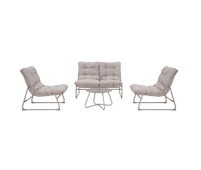 Set de jardín larisa ii color beige - conforama