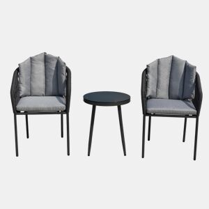 Conjunto de jardim TORROX com 2 cadeirões e mesa baixa