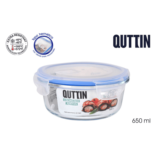 Tupperware de borossilicato QUTTIN diâmetro 15cm
