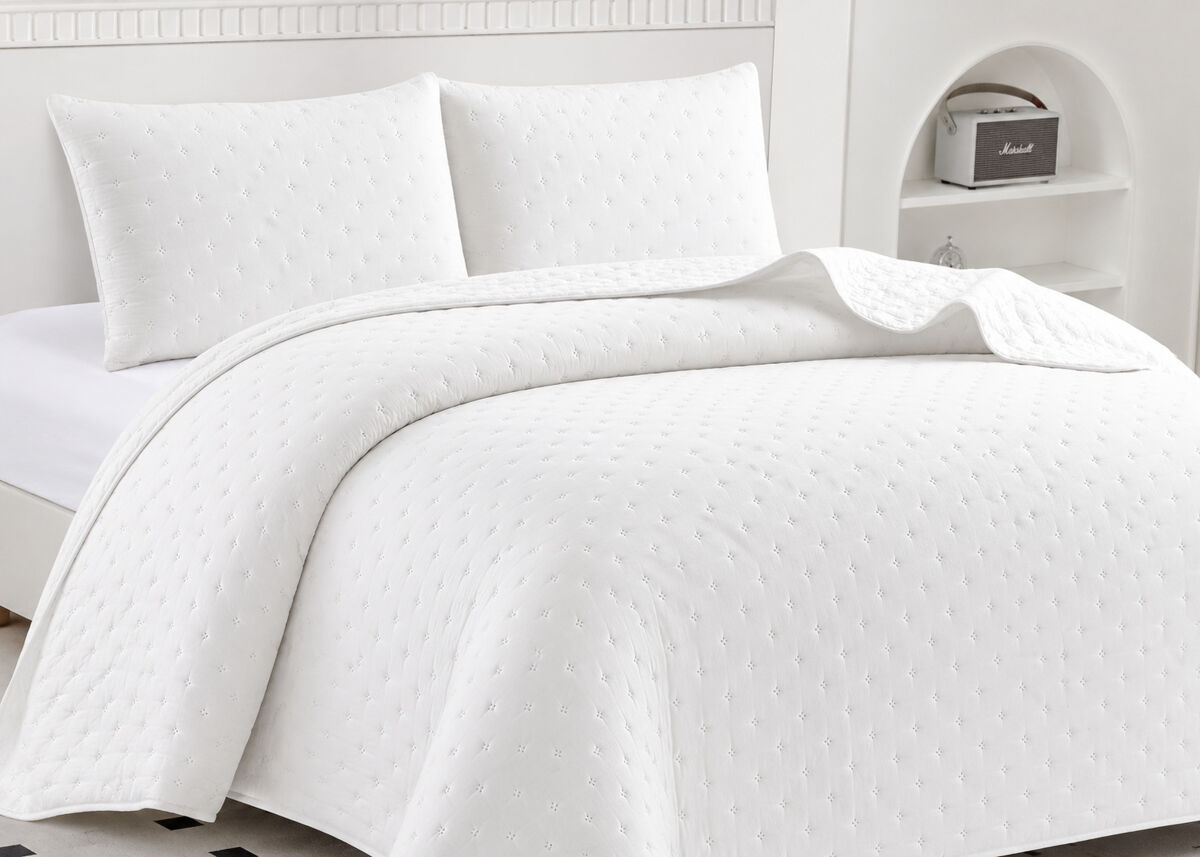 Colcha lotus somnalis cama 135cm color blanco