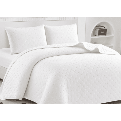 Colcha LOTUS Somnalis cama 150cm cor branco