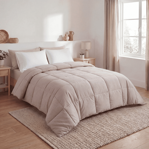 Edredão MONTBLANC Somnalis cama 135cm cor bege