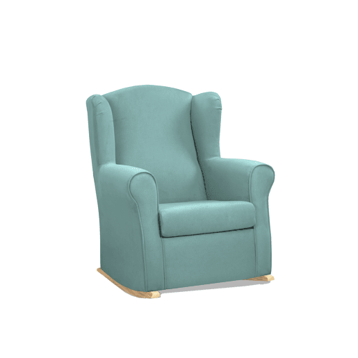 Cadeira de baloiço decorativa DAN cor azul Cadeira de baloiço decorativa DAN cor azul