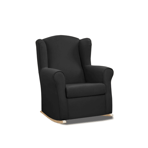 Cadeira de baloiço decorativa DAN cor antracite