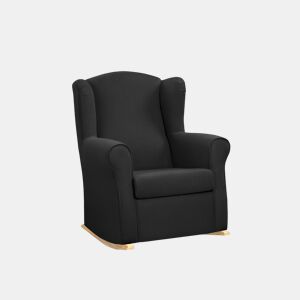 Cadeira de baloiço decorativa DAN cor antracite