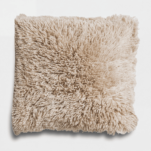 Almofada Shaggy NEW LUXURY 45x45cm cor taupe