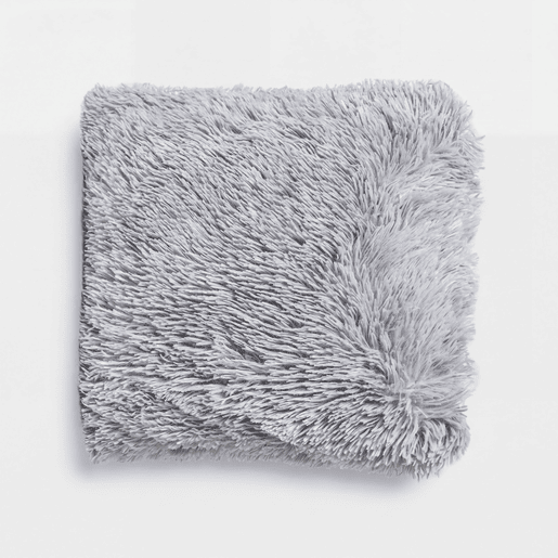 Almofada Shaggy NEW LUXURY 45x45cm cor cinza