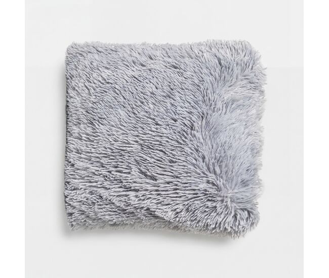 Cojín shaggy new luxury 45x45cm color gris