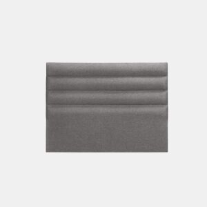 Cabeceira estofada em tecido yute cinza 160x117x6cmVIENA SOMNALIS
