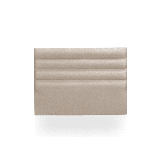 Cabeceira estofado em tecido yute cru 160x117x8cm VIENA SOMNALIS