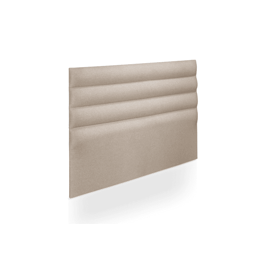 Cabeceira estofado em tecido yute cru 160x117x8cm VIENA SOMNALIS