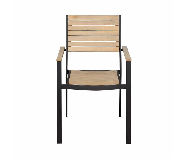 Silla de jardín mijas con madera de acacia - conforama