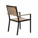 Silla de jardín MIJAS con madera de acacia Silla de jardín MIJAS con madera de acacia Negro/ Madera