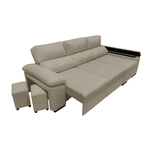 Chaise longue reversÃvel OASIS cor vison Chaise longue reversÃvel OASIS cor vison