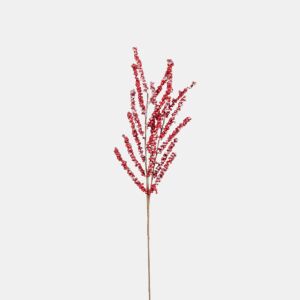 Planta artificial BERRYSPRAY vermelha 80cm marca MICA DECORATIONS