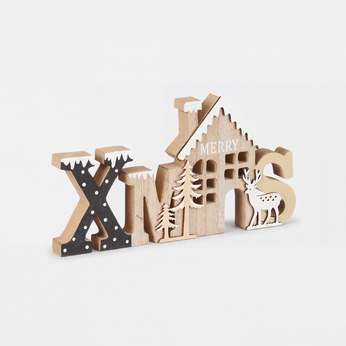 Figura navideña xmas home 13x24cm marca mica decorations