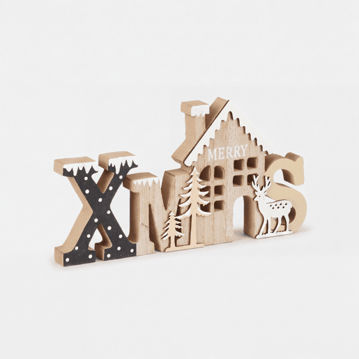 Figura XMAS HOME 13x24cm marca MICA DECORATIONS Figura XMAS HOME 13x24cm marca MICA DECORATIONS