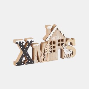 Figura XMAS HOME 13x24cm marca MICA DECORATIONS