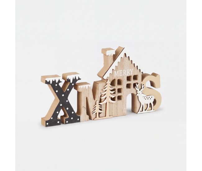 Figura navideña xmas home 13x24cm marca mica decorations